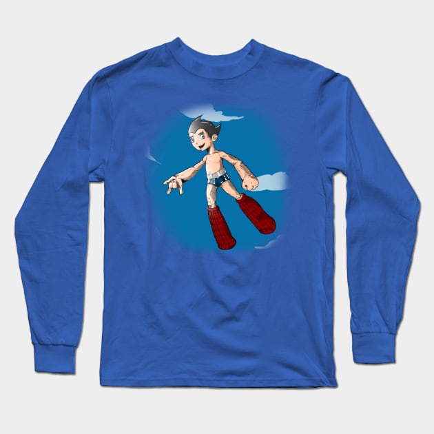 Spider- astroboy Long Sleeve T-Shirt by BRed_BT